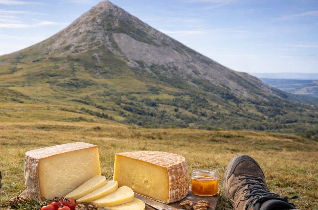 fromage salers cantal randonnée puy griou