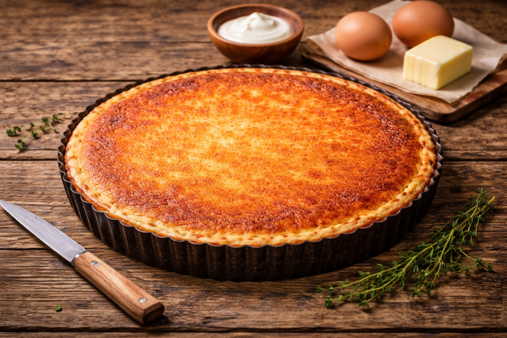 tarte à la tome dessert carlades cantal auvergne